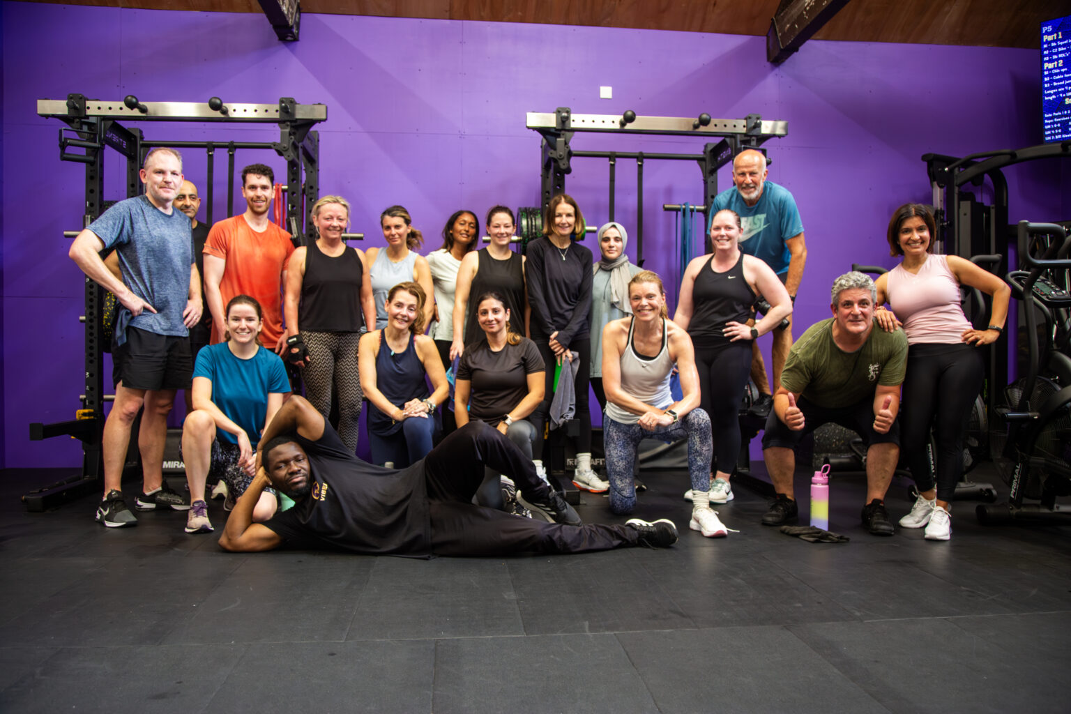 The iDFITNESS community in the gym